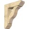 Ekena Millwork Funston Slat Rough Sawn Bracket w/ Offset Brace, Douglas Fir, 8"W x 28"D x 32"H BKT0806X28X32FST06RDF - alternate 1